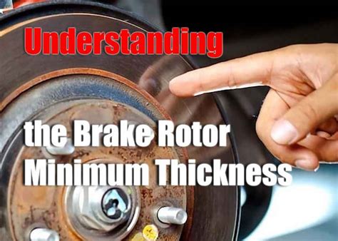 test brake rotor thickness|brake rotor minimum thickness chart.